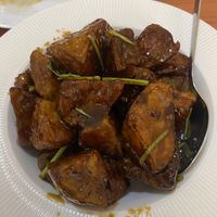 Fried aubergine  at Hemma hos Dong in Stockholm