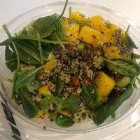 Tropical salad #Veganuary at AcaiXpress - Yas Mall in Abu Dhabi