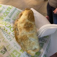Vegan empanada  at Dulce y salado | Empanadas | Churros in Barcelona