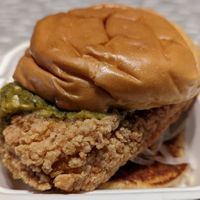 Spicy Fried Tofu Sandwich at Jojo in Portland