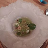 Part of the 15 course vegan menu at Salt in Budapest