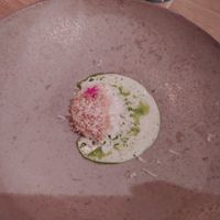 Part of the 15 course vegan menu at Salt in Budapest