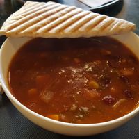 Bean chilli and tortilla  at Beanery Kitchen in Weiden