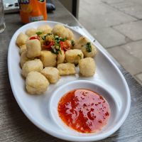 Salt and pepper tofu at Xi'an Biang Biang Noodles in East London