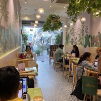 Indoor seating  at Bloom Cafe & Cakery in New Delhi
