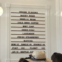 Flavors   at Savor Ice Cream in Chico