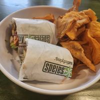 Peri Peri Tofu Wrap (removed from menu) at Snappy Salads in Dallas