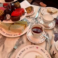   at Mad Hatters Afternoon Tea in London