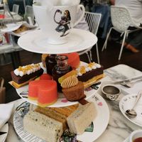 Vegan afternoon tea at Mad Hatters Afternoon Tea in London