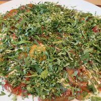 Shakshuka at HuMMus in Riga