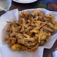 Fried onions  at Sargam Restaurant & Bar in Reynoldsburg