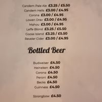 Drinks at Donald Watson's Vegan Bar in Leicester