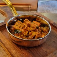 Tofu ularth tapas at Donald Watson's Vegan Bar in Leicester