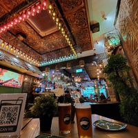 Stunning quirky decor at Donald Watson's Vegan Bar in Leicester