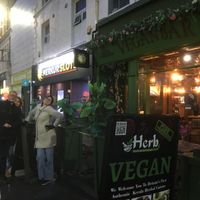   at Donald Watson's Vegan Bar in Leicester