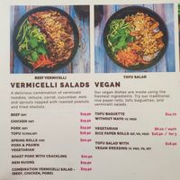 Menu at PORKEEz in Paradise in Surfers Paradise