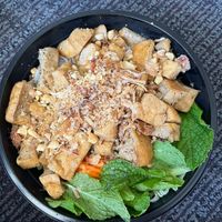 tofu salad  at PORKEEz in Paradise in Surfers Paradise