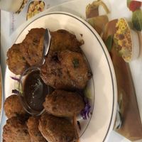 Onion bahji  at Pinch Of Spice in Picton