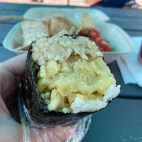 Tofu musubi at Let's Roll in Portland