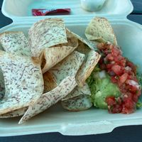 Lotus chips at Let's Roll in Portland