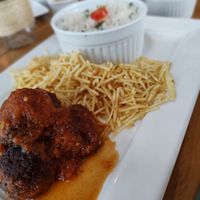 The meal again at Gazebo Café & Bistrô in Sao Luis