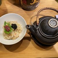 Dashi chazuke  at Vegan Izakaya NIJIYA 虹屋 in Kyoto