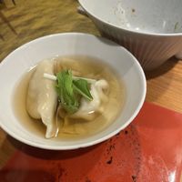 Dashi dumplings  at Vegan Izakaya NIJIYA 虹屋 in Kyoto
