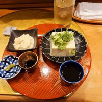 Tofu and Yuba at Vegan Izakaya NIJIYA 虹屋 in Kyoto
