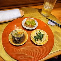 3 different "tapas" at Vegan Izakaya NIJIYA 虹屋 in Kyoto