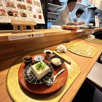 Tofu and yuba  at Vegan Izakaya NIJIYA 虹屋 in Kyoto