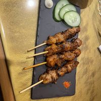 Yakitori  at Vegan Izakaya NIJIYA 虹屋 in Kyoto