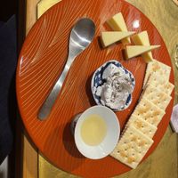 Cheese plate! Hard to believe is vegan.  at Vegan Izakaya NIJIYA 虹屋 in Kyoto