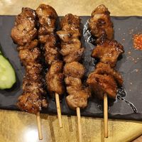 Yakitori at Vegan Izakaya NIJIYA 虹屋 in Kyoto