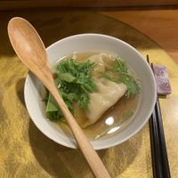 Delicious gyoza  at Vegan Izakaya NIJIYA 虹屋 in Kyoto