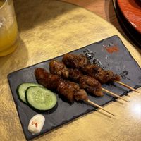 Yakitori  at Vegan Izakaya NIJIYA 虹屋 in Kyoto