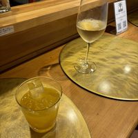 Plum wine  at Vegan Izakaya NIJIYA 虹屋 in Kyoto