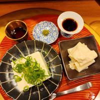 Tofu and Yuba set. Tofu hits differently in Kyoto at Vegan Izakaya NIJIYA 虹屋 in Kyoto