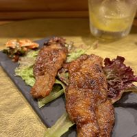 Soy meat  at Vegan Izakaya NIJIYA 虹屋 in Kyoto