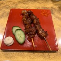 Yakitori  at Vegan Izakaya NIJIYA 虹屋 in Kyoto