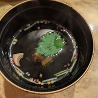 Osuimono soup at Vegan Izakaya NIJIYA 虹屋 in Kyoto