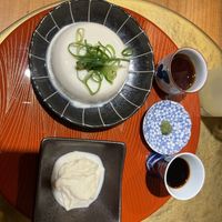 tofu and tofu skin - was a bit smushy for my liking but the sauce was incredible  at Vegan Izakaya NIJIYA 虹屋 in Kyoto
