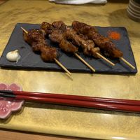 Soy meat yakitori.. Soo good at Vegan Izakaya NIJIYA 虹屋 in Kyoto