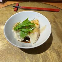 Dumplings at Vegan Izakaya NIJIYA 虹屋 in Kyoto