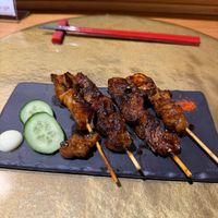 Soy yakitori at Vegan Izakaya NIJIYA 虹屋 in Kyoto