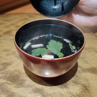 Sopa osuimono at Vegan Izakaya NIJIYA 虹屋 in Kyoto