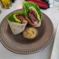 Soy wrap at Bowl Acai Bar in Puerto Ayora