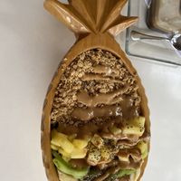 Açai bowl - they offer a variety of toppings and choices of fruit.   at Bowl Acai Bar in Puerto Ayora