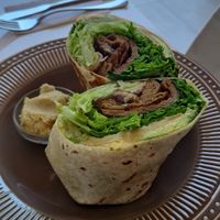 Soy wrap at Bowl Acai Bar in Puerto Ayora