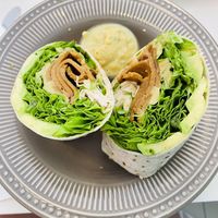 Soy Meat Vegan Wrap  at Bowl Acai Bar in Puerto Ayora