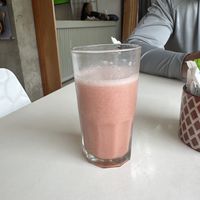 Strawberry juice  at Bowl Acai Bar in Puerto Ayora